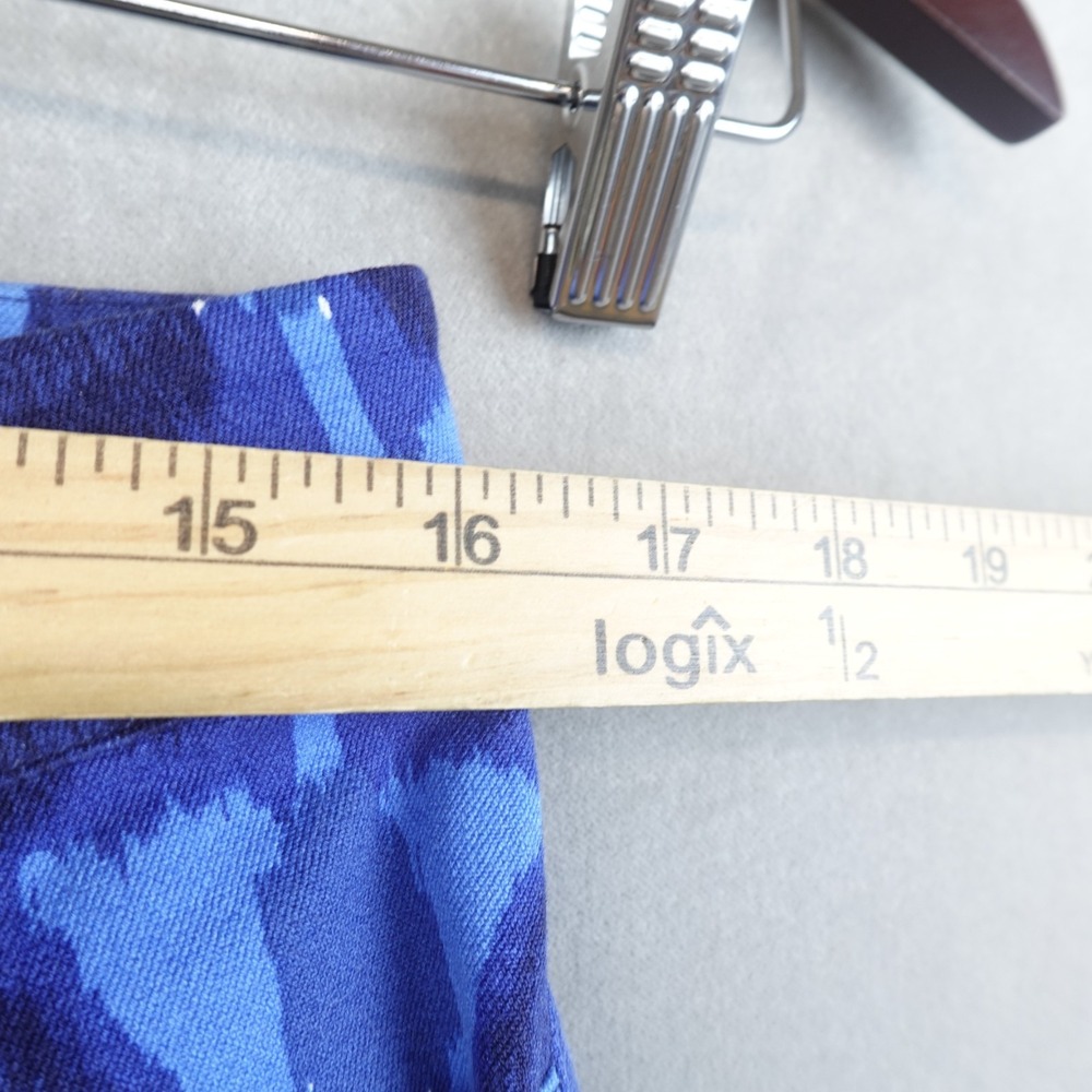 Polo Golf Ralph Lauren Pants Blue Ikat Print Size 6 Cotton Blend Stretch Pant - Picture 3 of 9